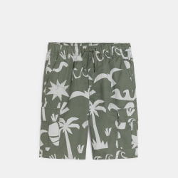 شورت برمودا كاكي اللون من...